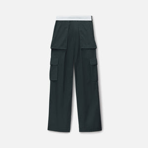 Alexander Wang Mid Rise Cargo Rave Pant - Off-White / Black