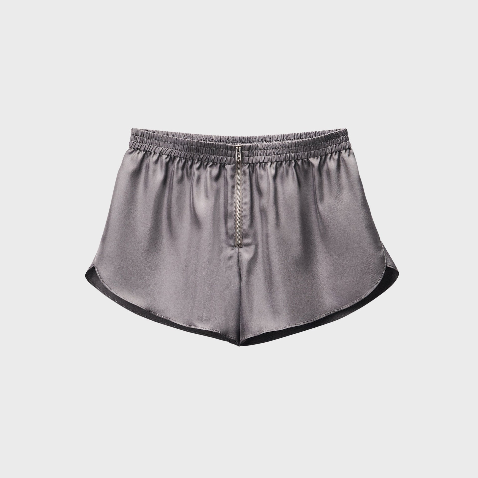 Alexander Wang High-Rise Mini Track Short - Grey