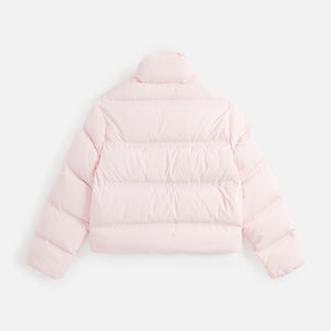 Alexander Wang Jacquard Channel Cropped Puffer with Reflective Logo - Pink