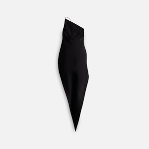 Alexander Wang Asymmetric Strapless Pointed Hem Dress - Black