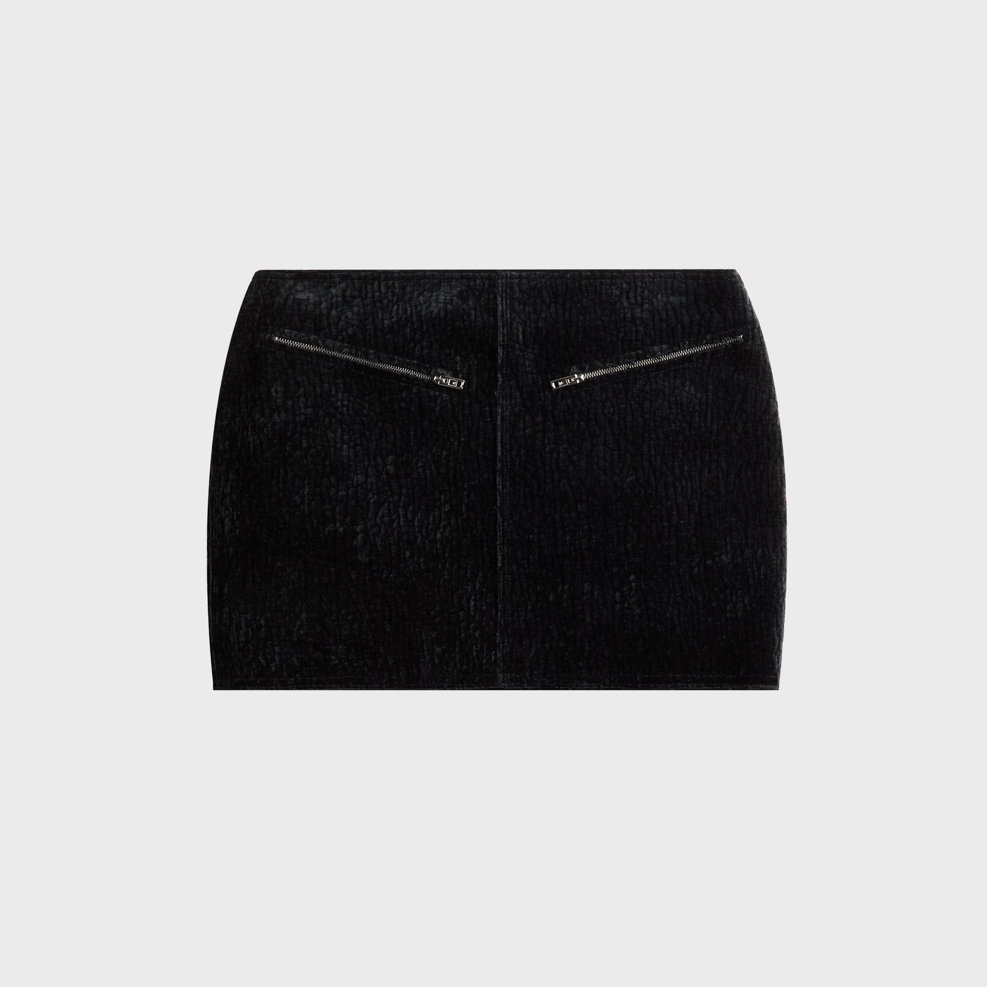Alexander Wang Low Rise Mini Skirt - Black