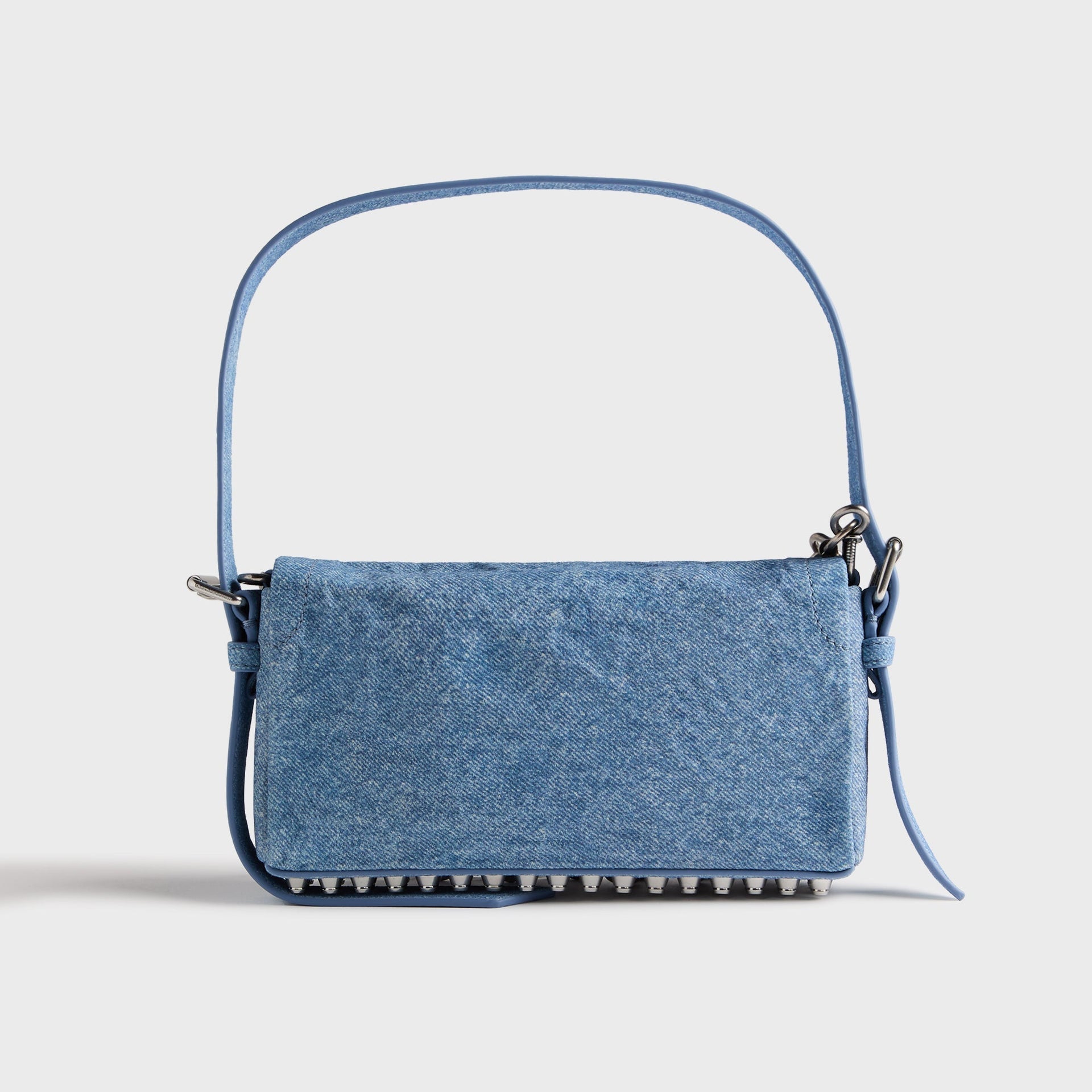 Alexander Wang Ricco Crushed Slim Flap Bag - Blue