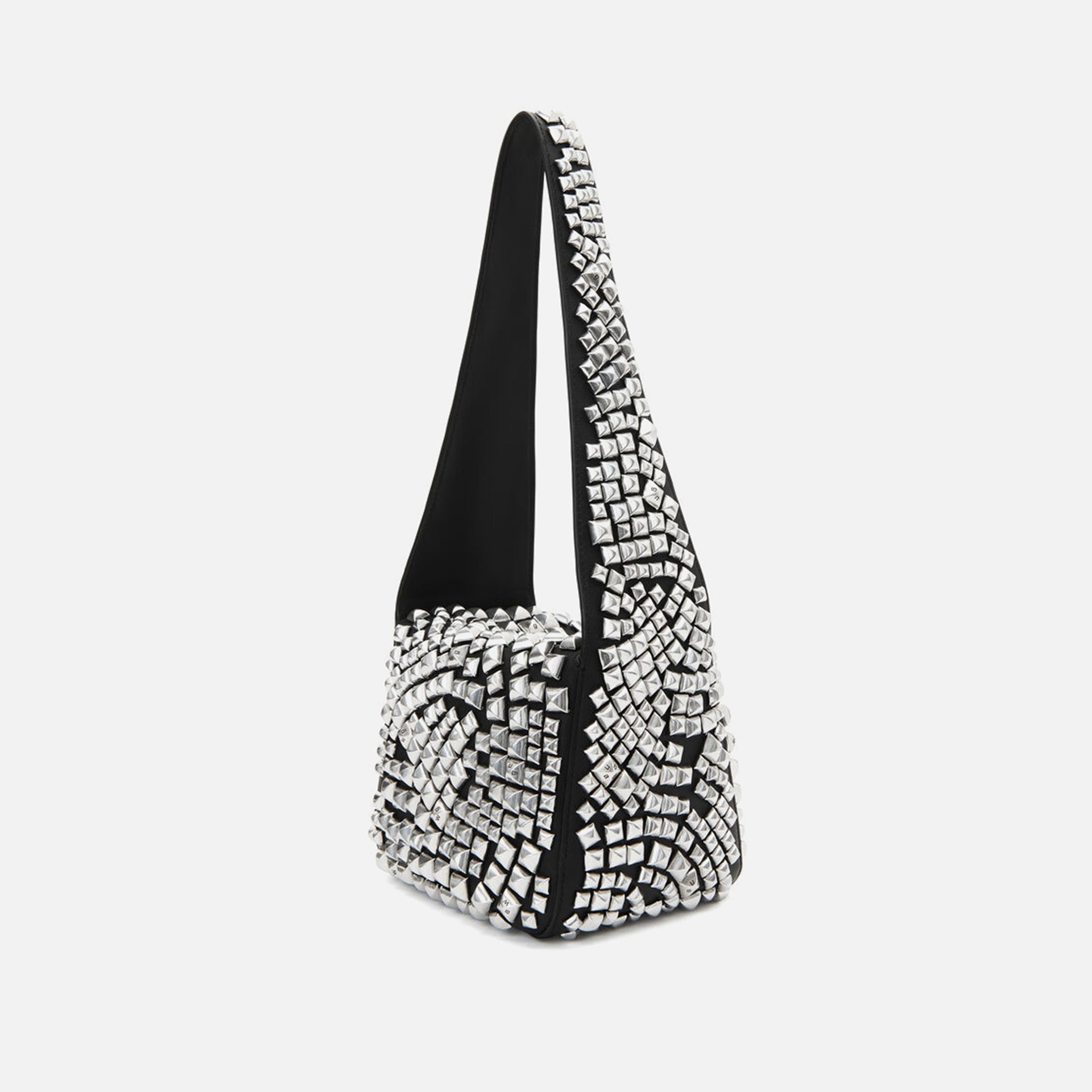 Alexander Wang Spike Small Hobo Bag - Black