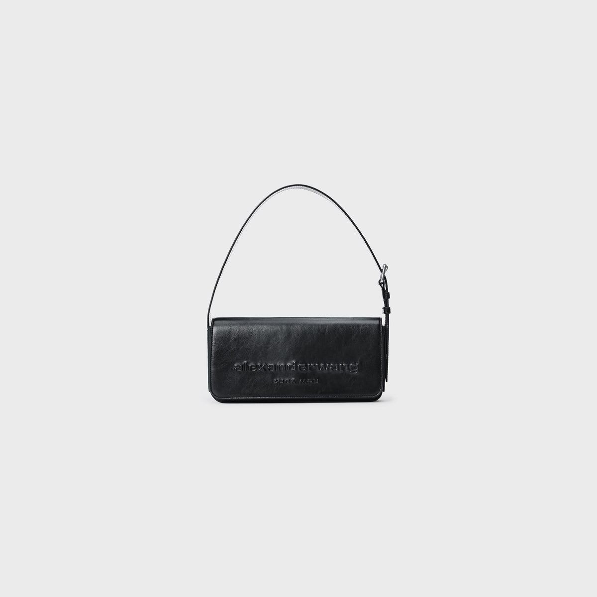 Alexander Wang Punch Flap Shoulder Bag - Black