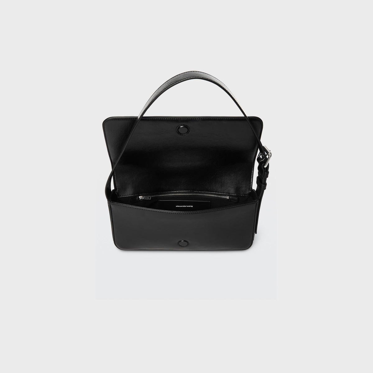 Alexander Wang Punch Flap Shoulder Bag - Black