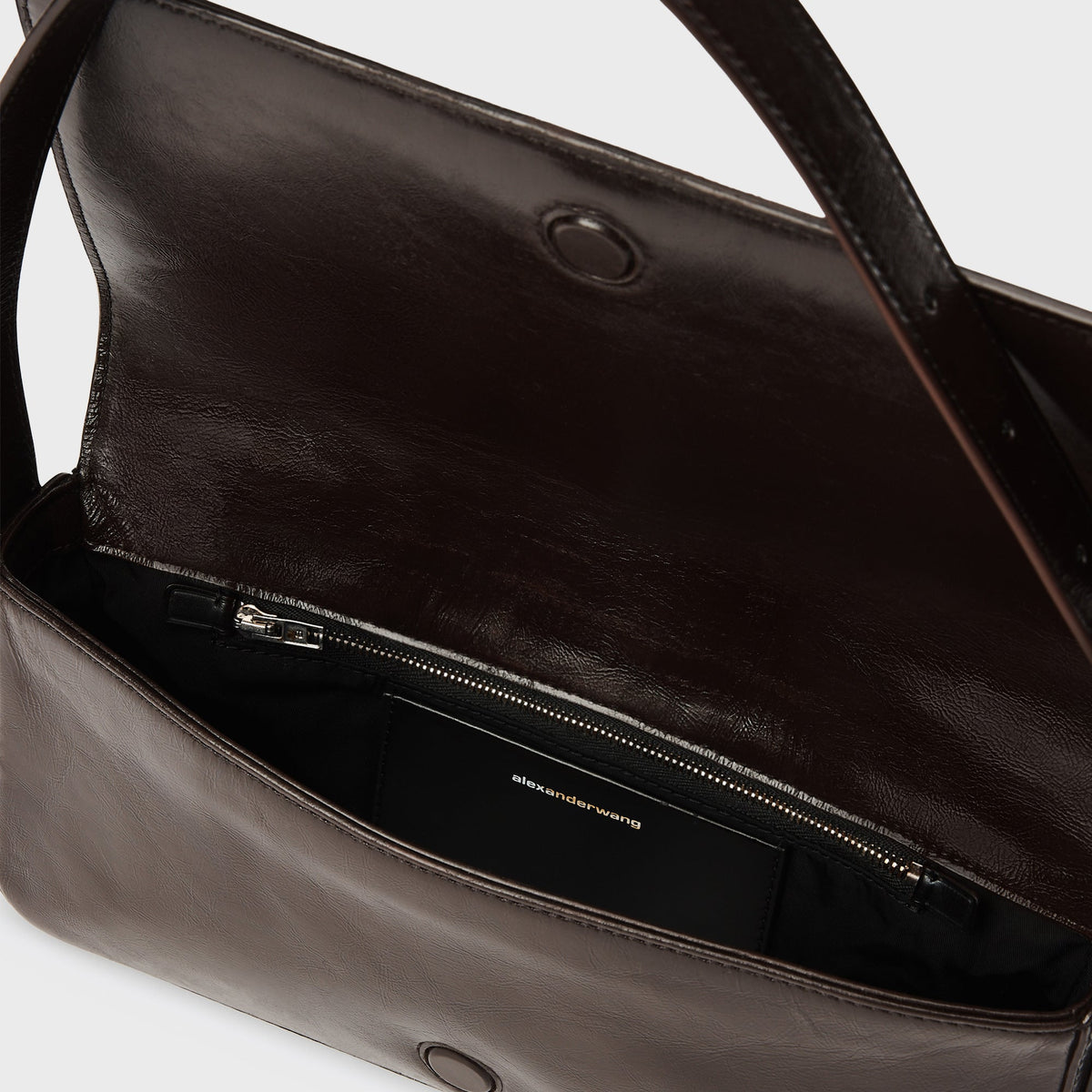 Alexander Wang Punch Flap Shoulder Bag - Oxblood