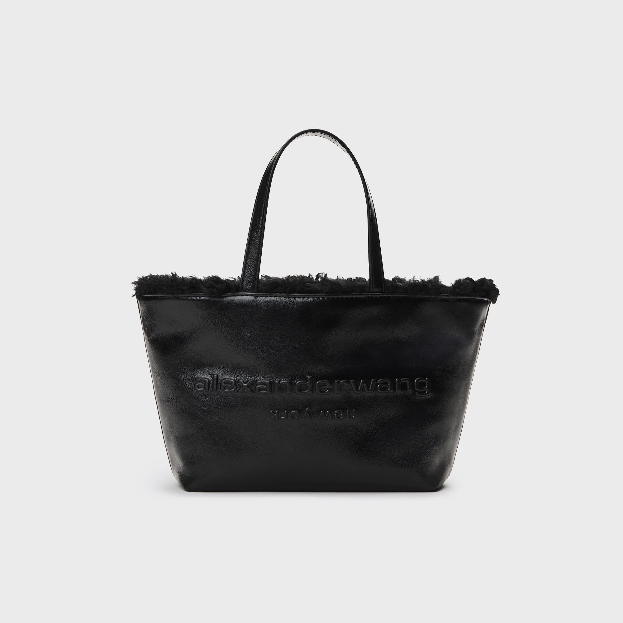 Alexander Wang Punch Small Tote Bag with Detachable Strap - Black