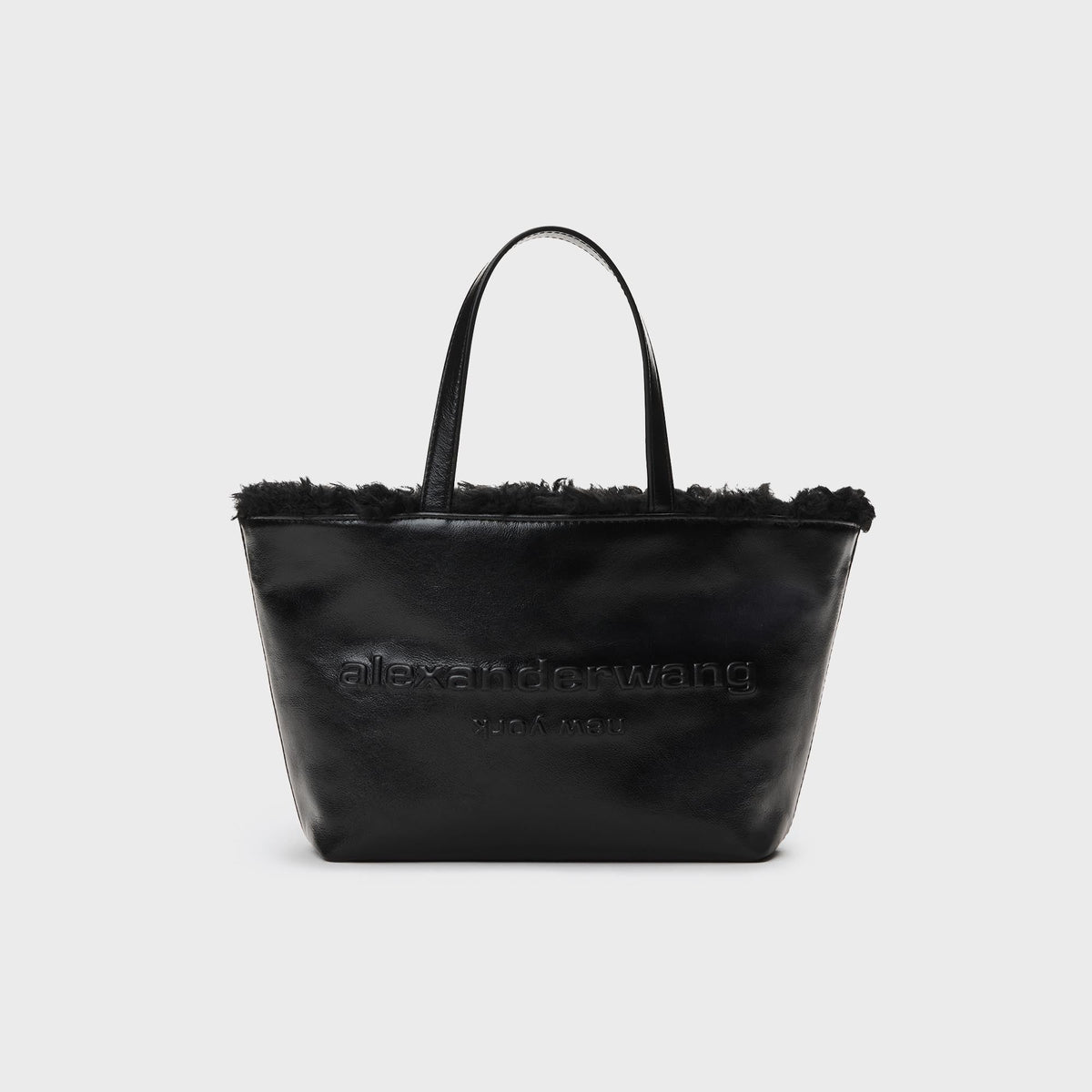 Alexander Wang Punch Small Tote Bag with Detachable Strap - Black
