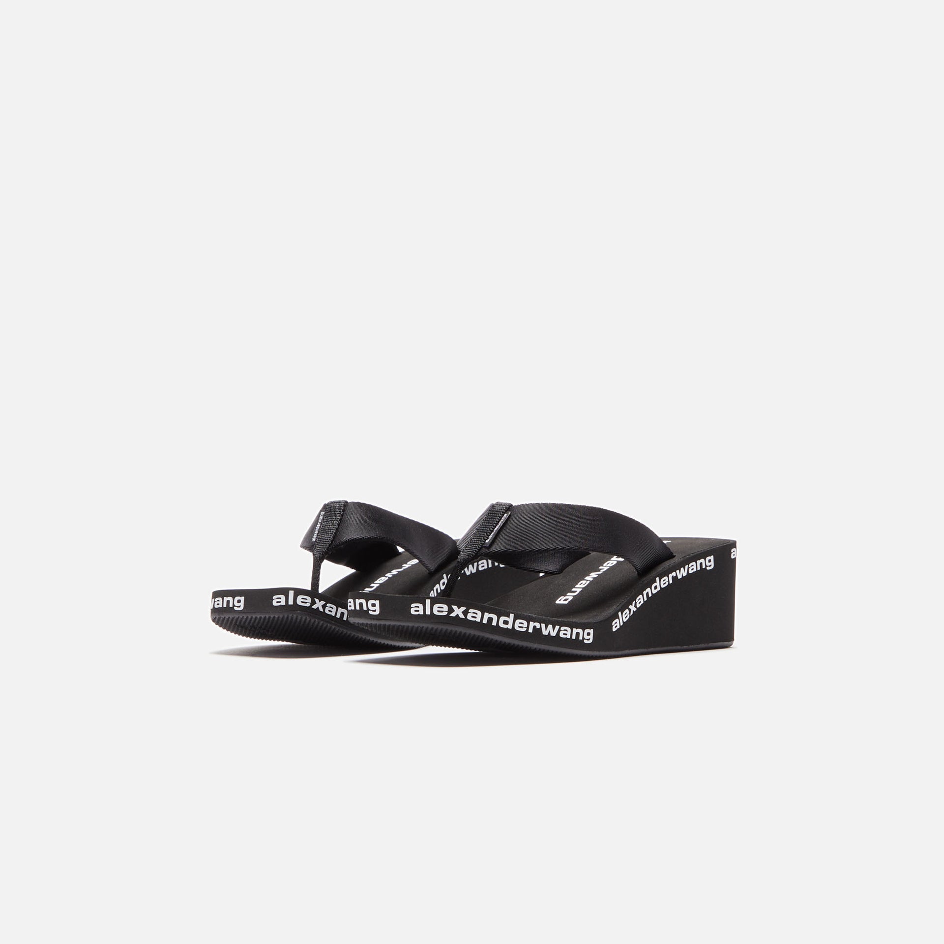 Alexander Wang Wedge Flip Flop - Black