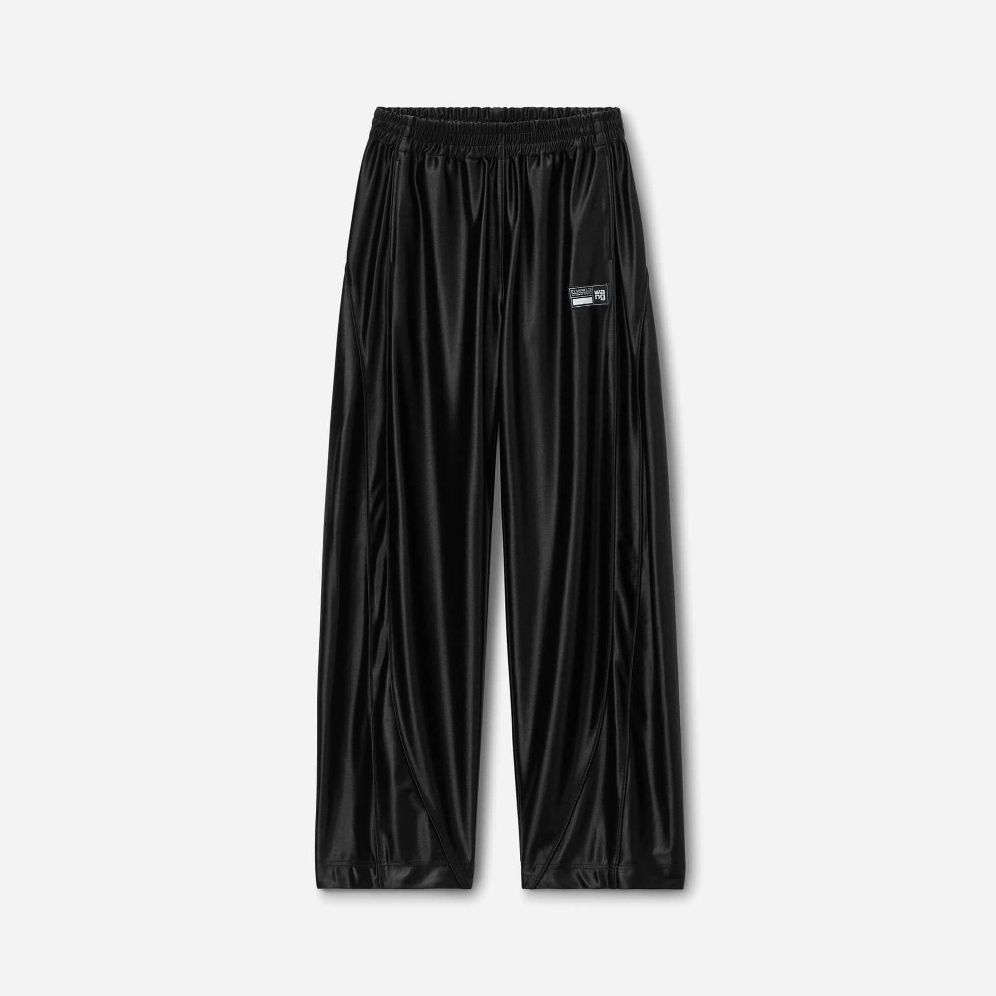 T by Alexander Wang Trackpant with Piping - Black S