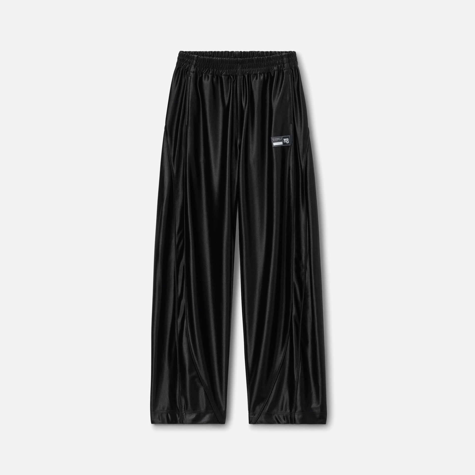 T by Alexander Wang Trackpant with Piping - Black
