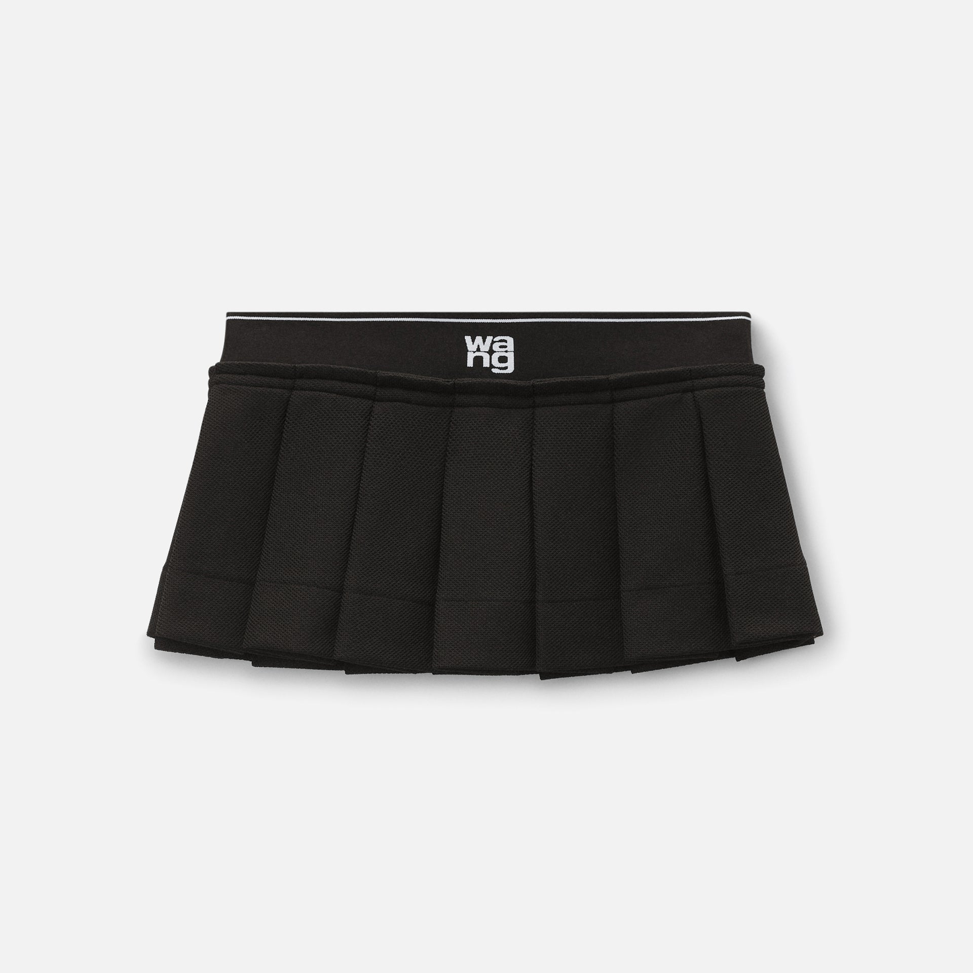 T by Alexander Wang Cheerleader Pleated Skirt - Black