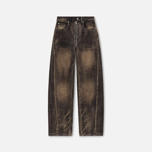 T by Alexander Wang Balloon Jean Moto Front to Back Zip - Washed Black