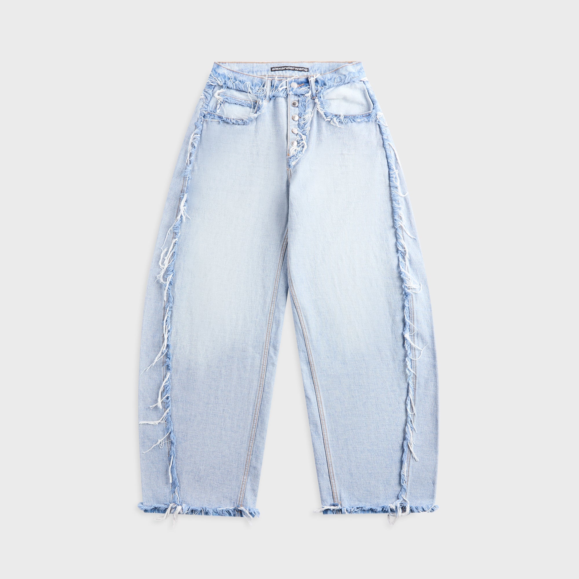 Alexander Wang デニム Alexander Wang Mid-rise Inverted Blow Up Jean With Embossed Logo