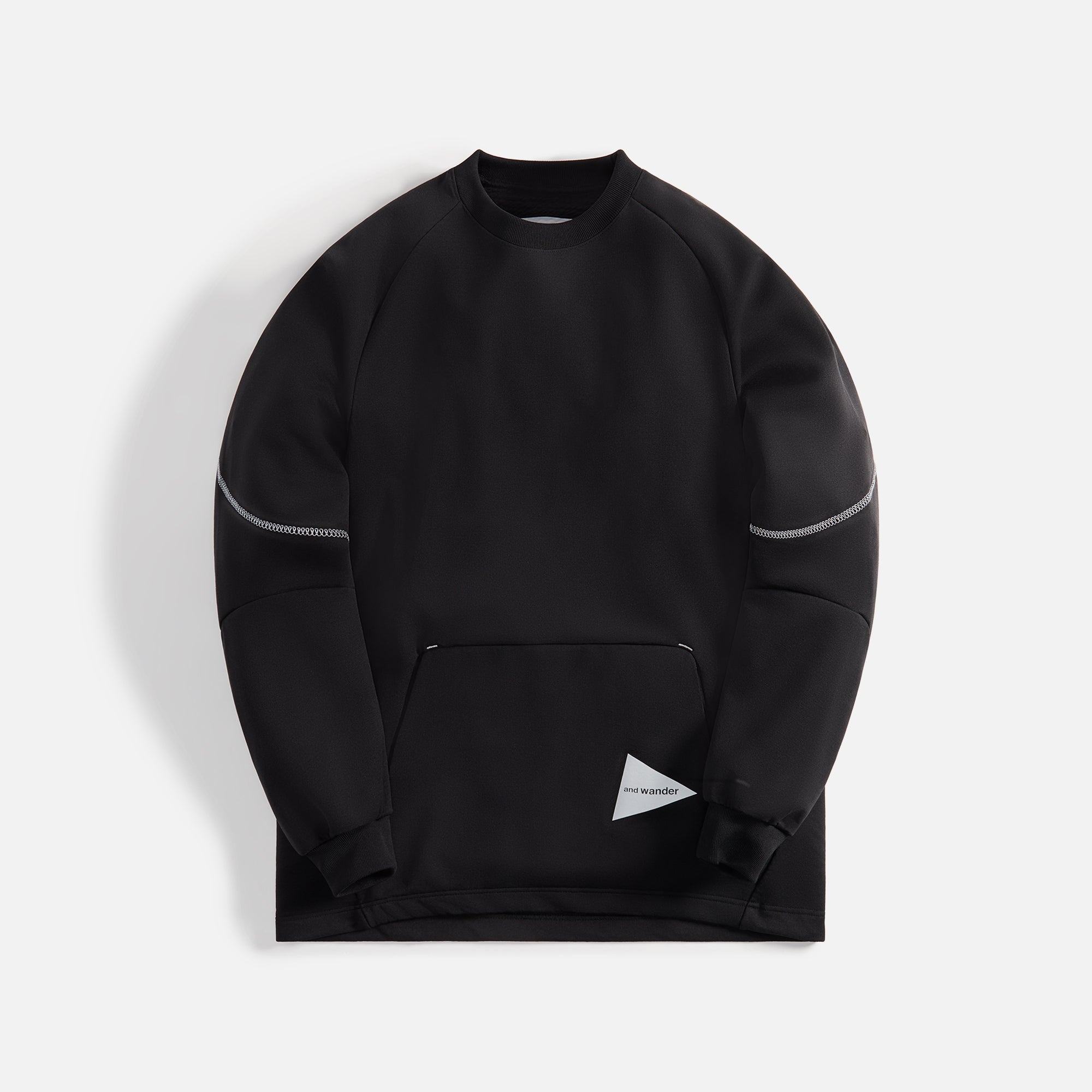 and wander Polartec Power Air Pullover - Black