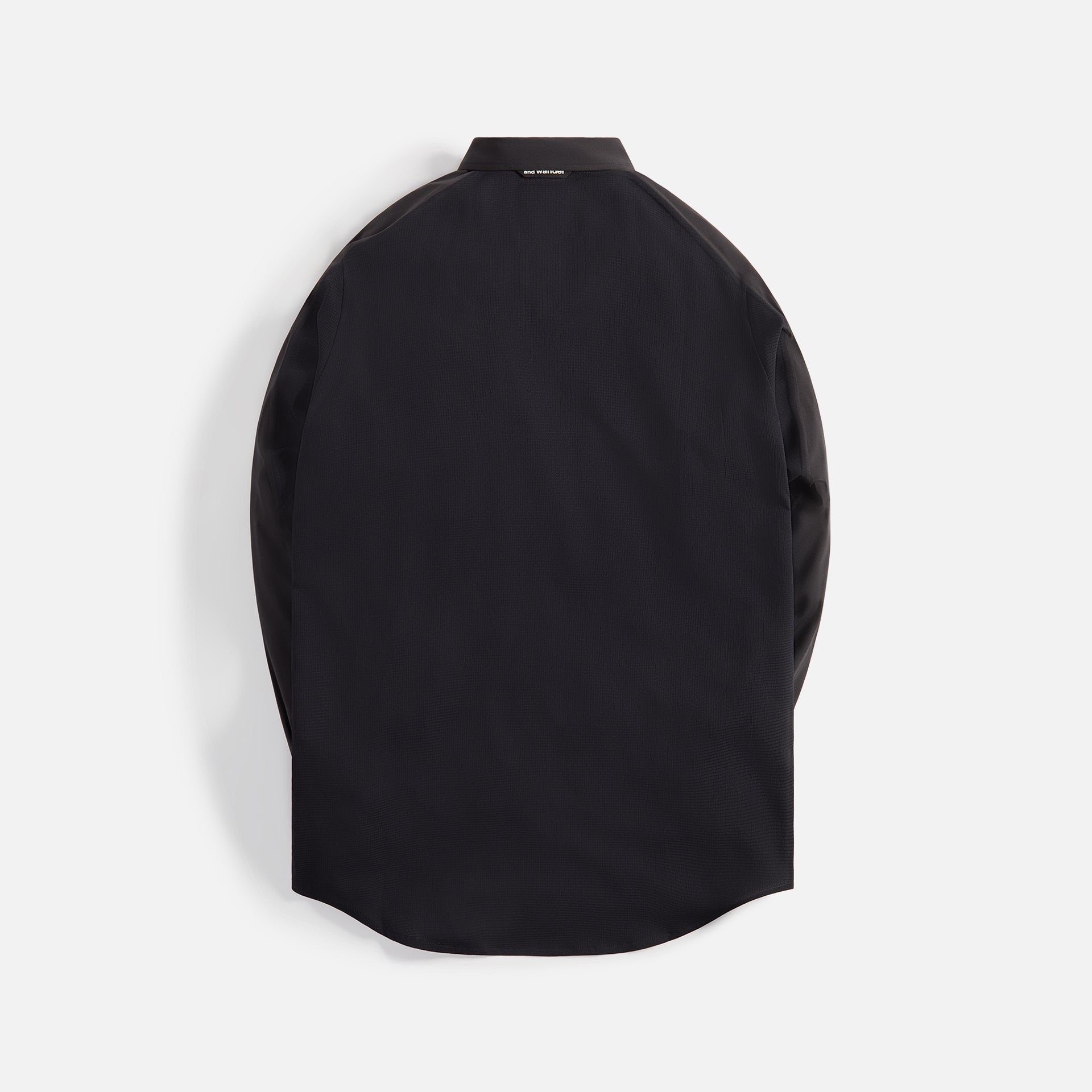 and wander Tech Long Sleeve Shirt - Black