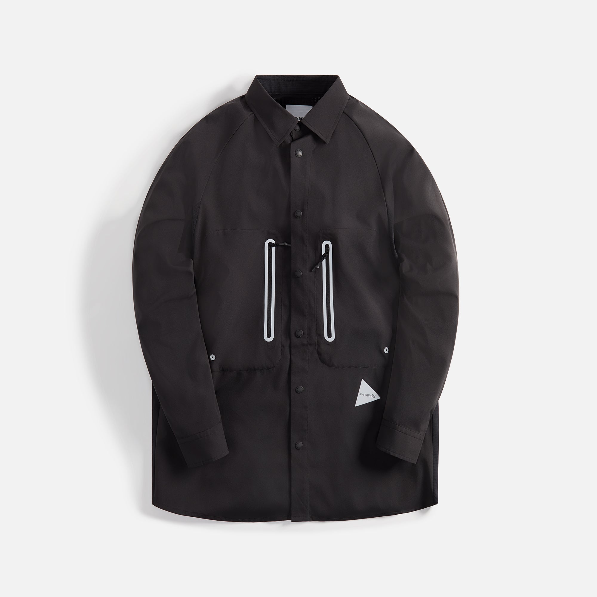 and wander Tech Long Sleeve Shirt - Black