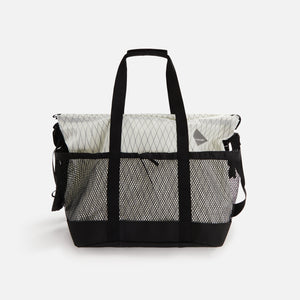 Kith Duffle Bag with Monogram Deboss in Saffiano Leather - Black