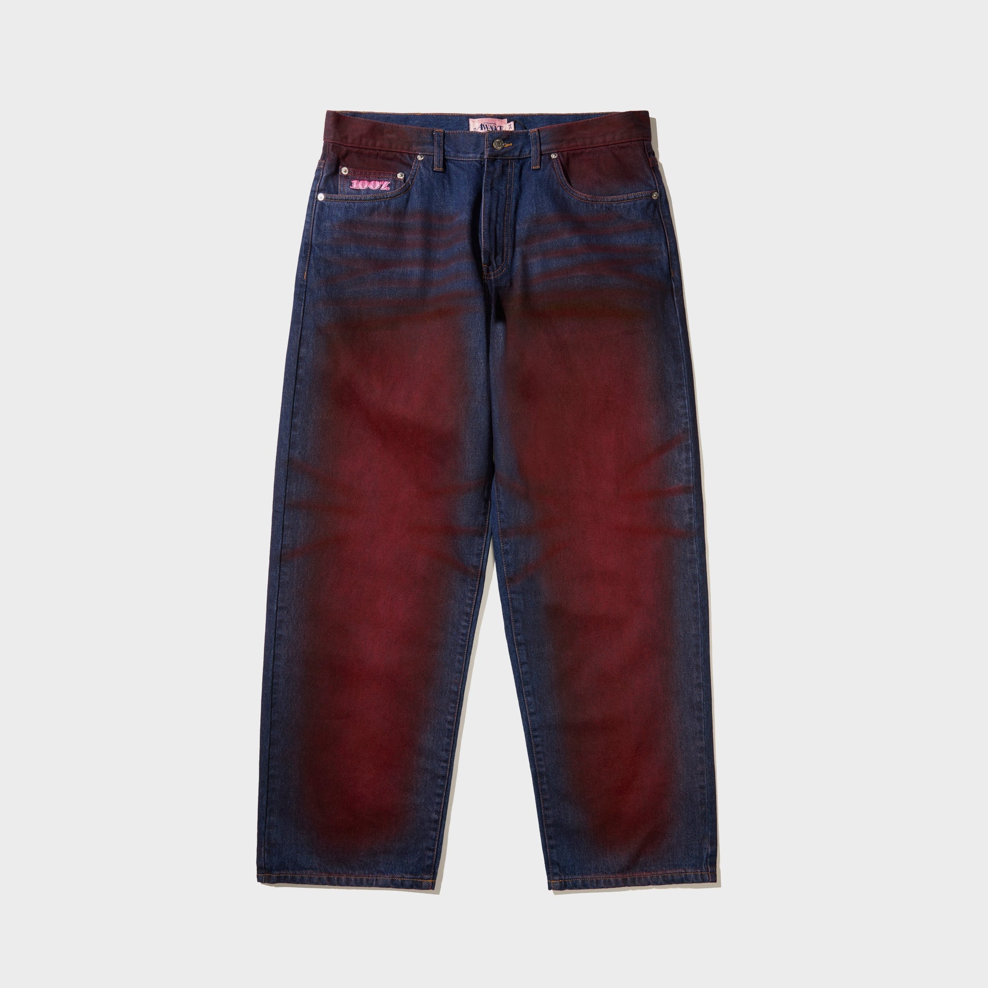 Awake NY Orchard Street Baggie Jeans - Red – Kith