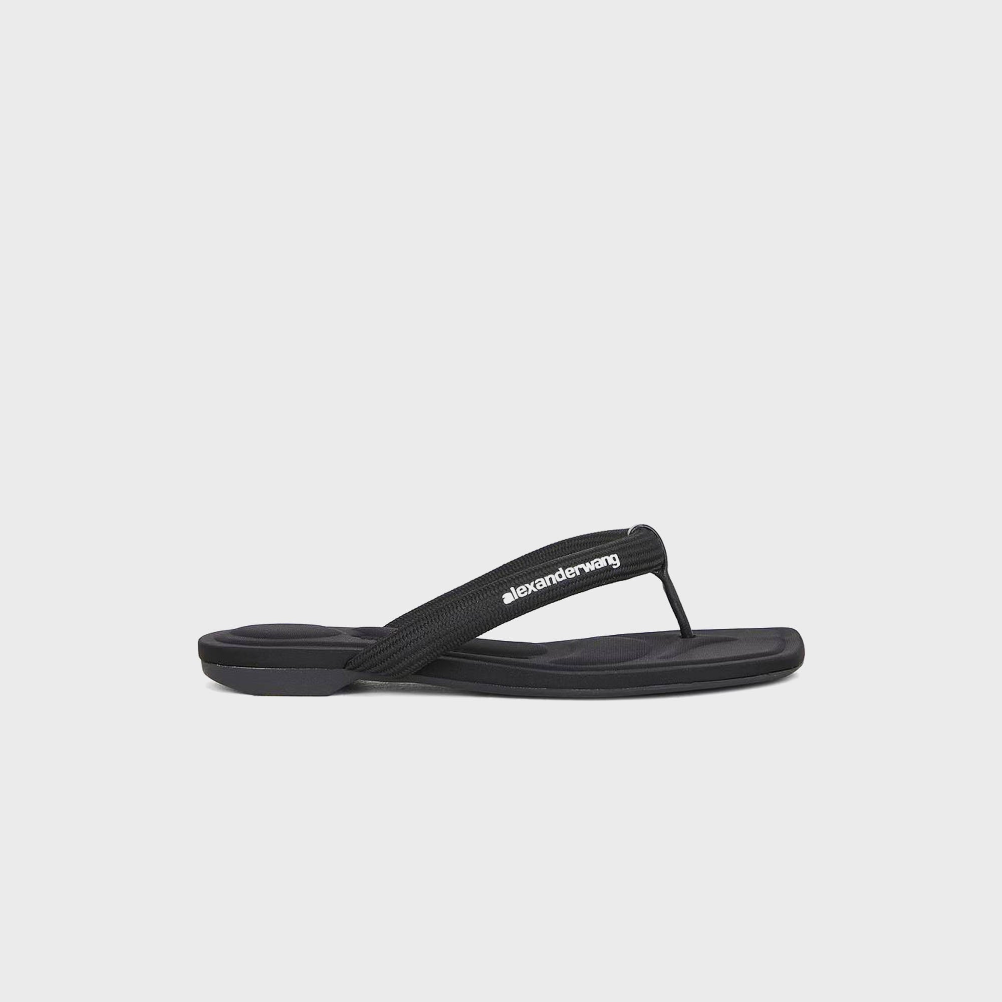 Alexander Wang Jenna Tubular Strap Thong Sandal - Black – Kith