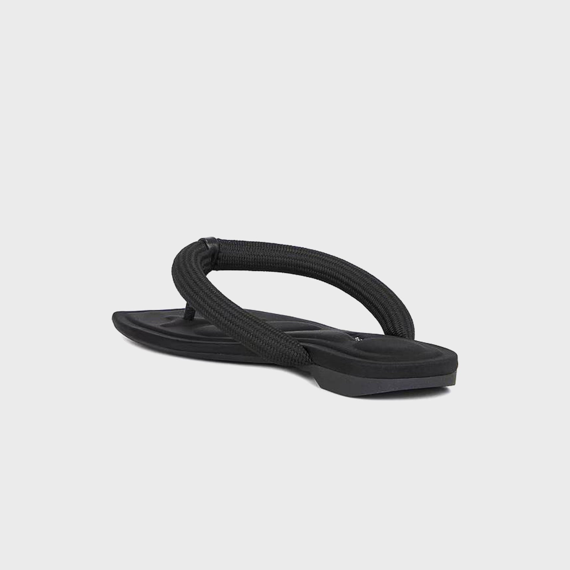 Alexander Wang Jenna Tubular Strap Thong Sandal - Black