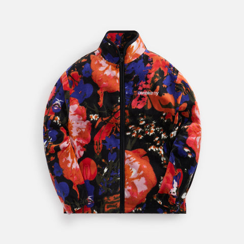 Awake NY Fleece Floral Jacket - Multi