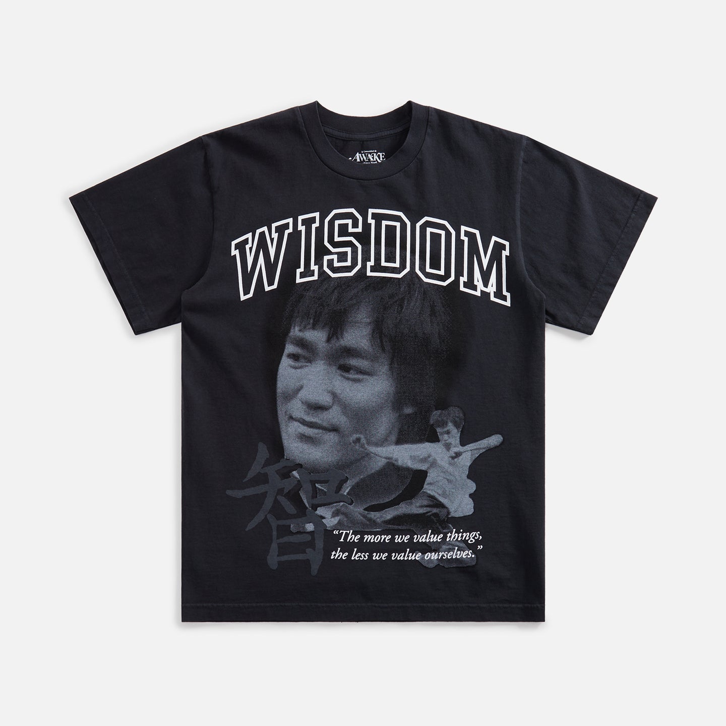 Awake NY Bruce Lee Tee - Washed Black – Kith