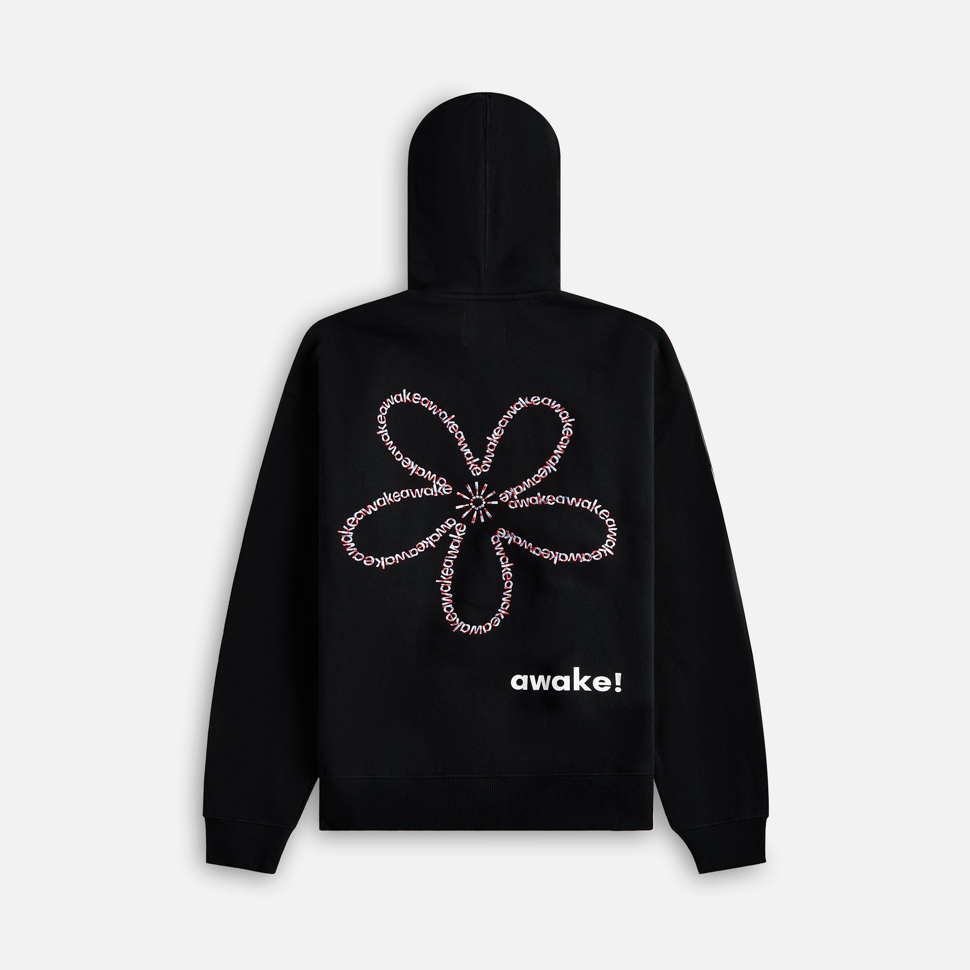 Awake NY Flower Stamp Zip Hoodie - Black – Kith