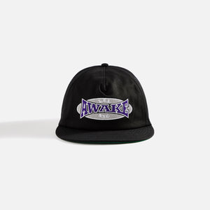 Awake NY Les 5 Panel Cap - Black