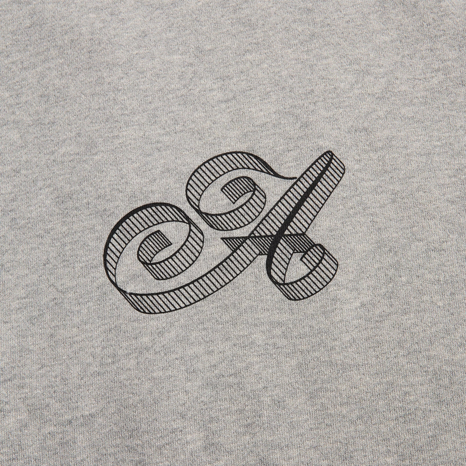 Awake NY Script Crew Neck - Heather Grey