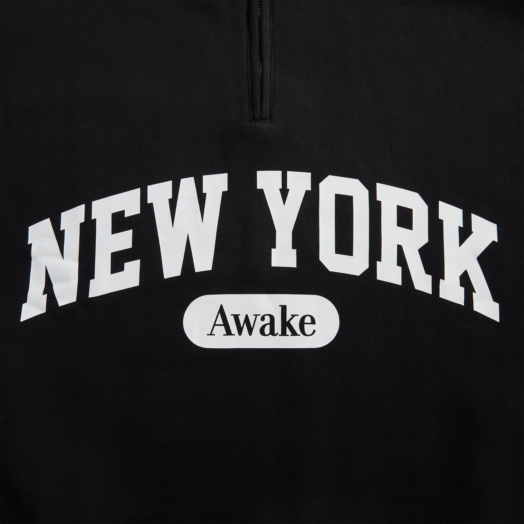 ネクストストリート Awake NY New York Arch Quarter Zip - Black – Kith