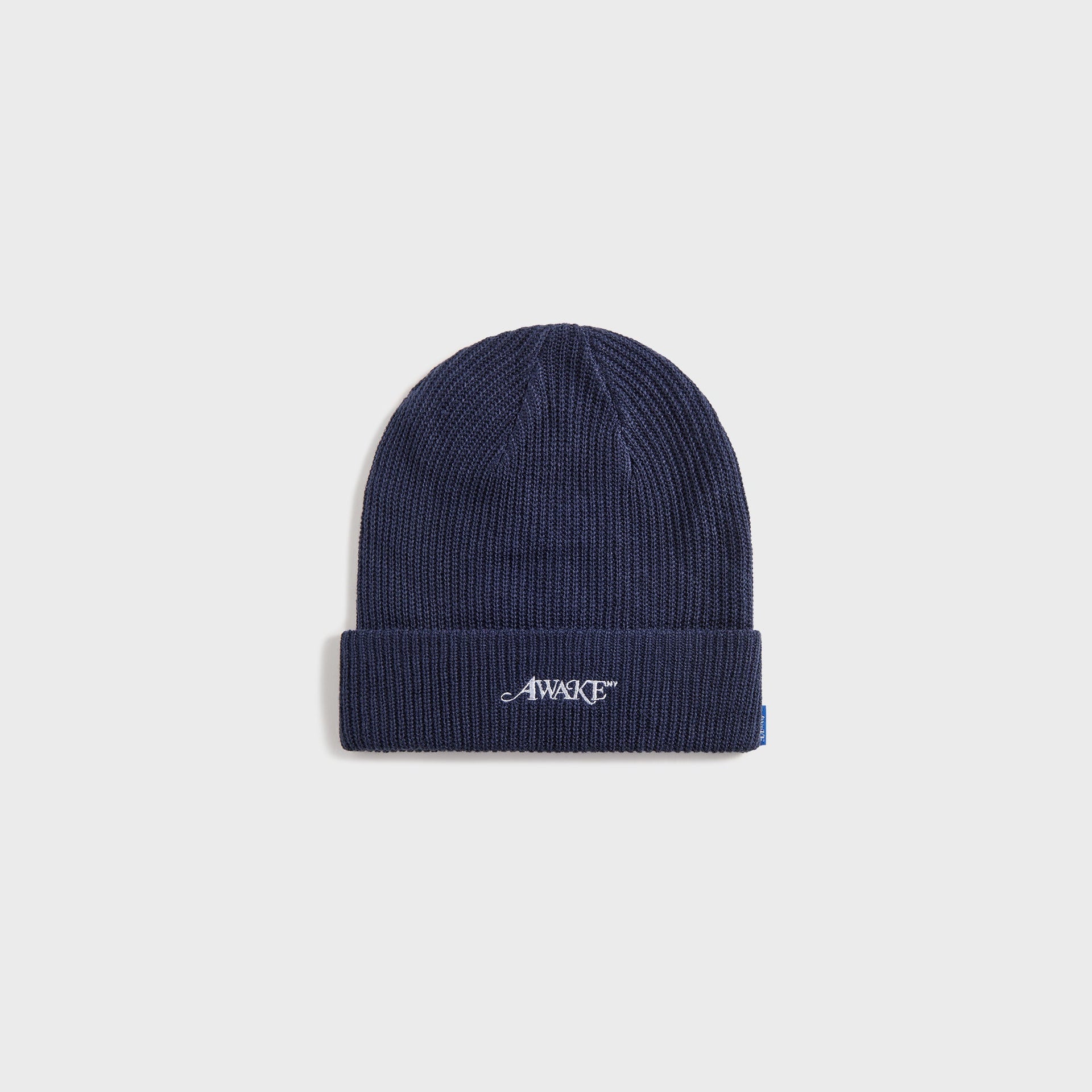 Awake NY Loose Gauge Knit Beanie - Navy