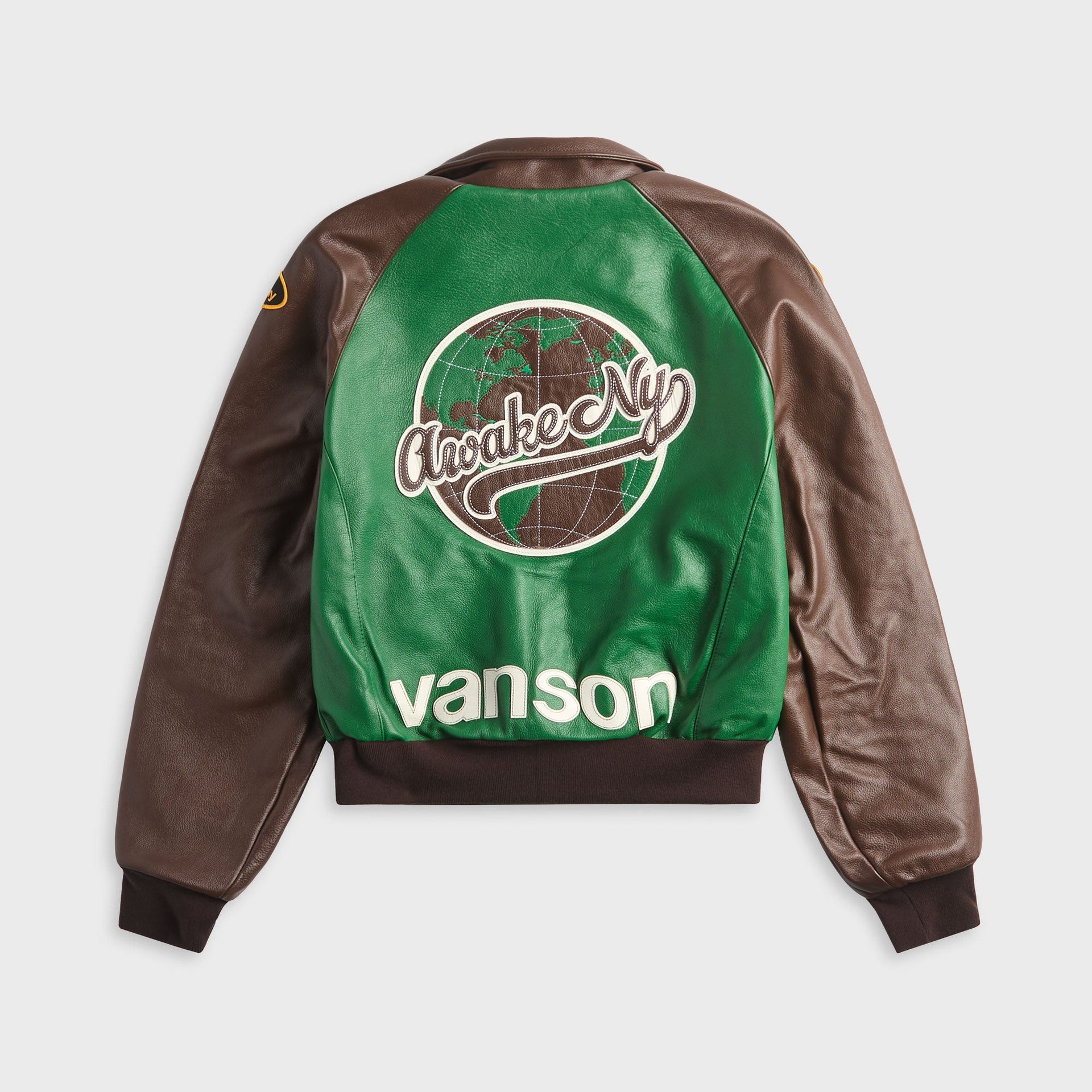 Awake NY Vanson Stadium Team Jacket - Brown