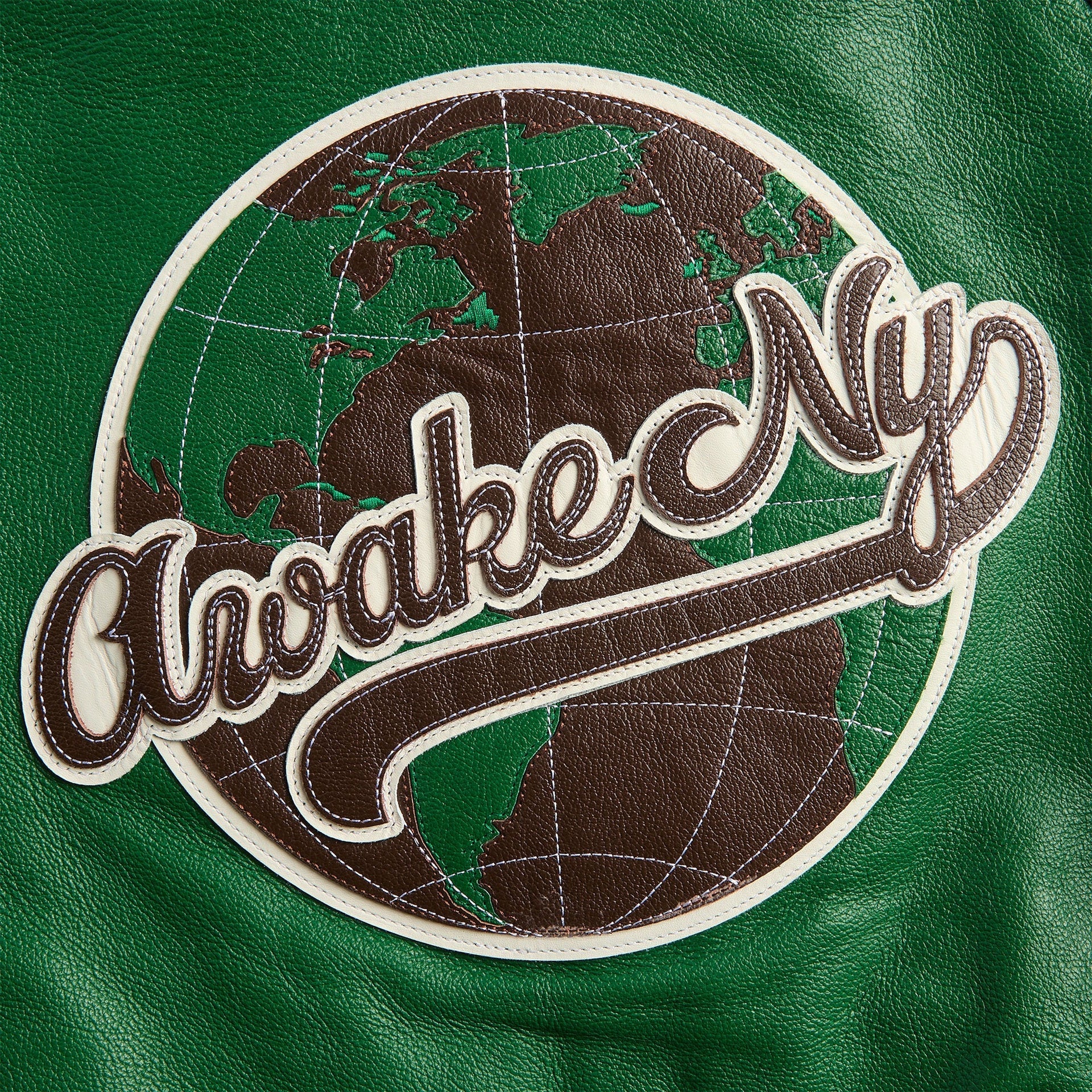 Awake NY Vanson Stadium Team Jacket - Brown