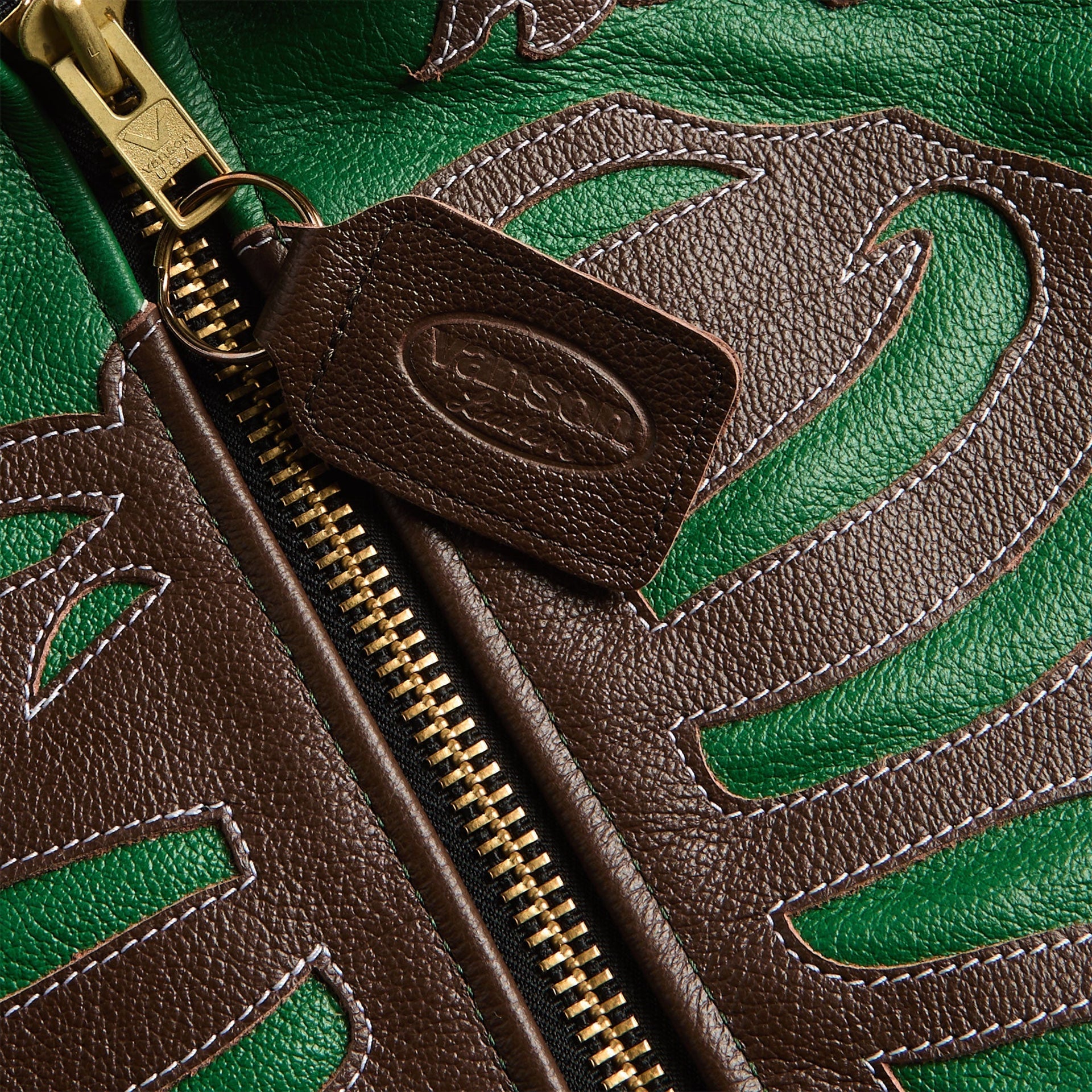 Awake NY Vanson Stadium Team Jacket - Brown