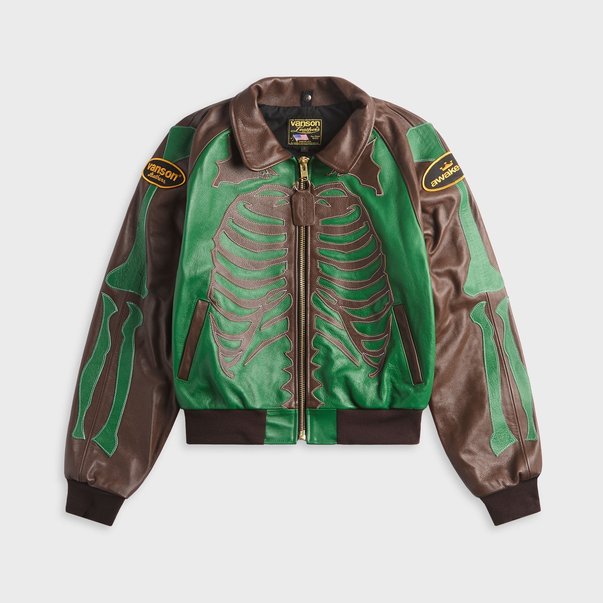 Awake NY Vanson Stadium Team Jacket - Brown – Kith