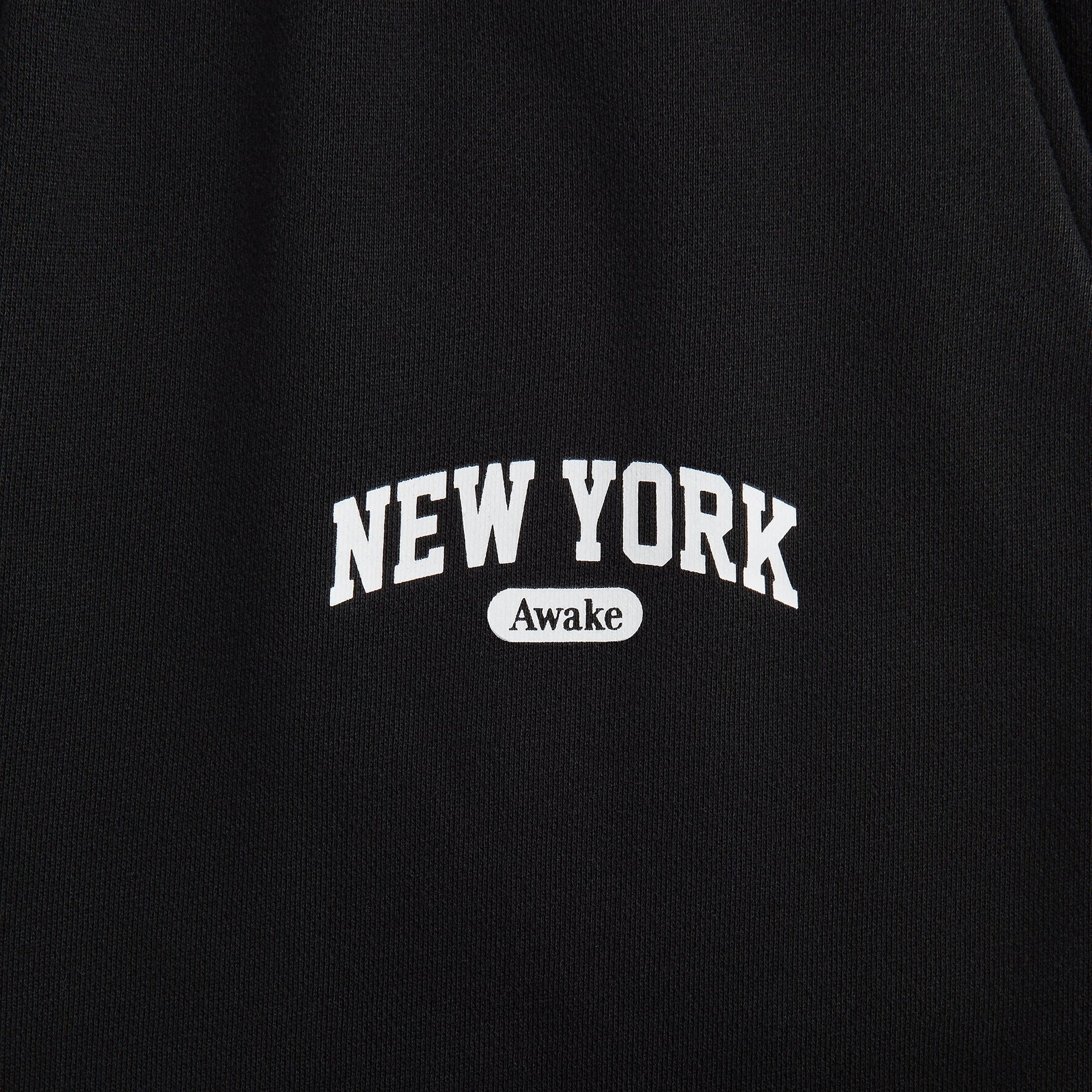 Awake NY New York Arch Open Hem Sweatpant - Black