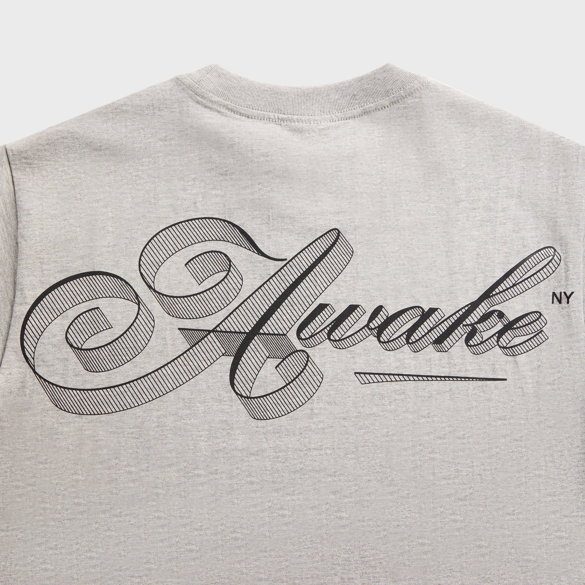Awake NY Script Tee - Heather Grey