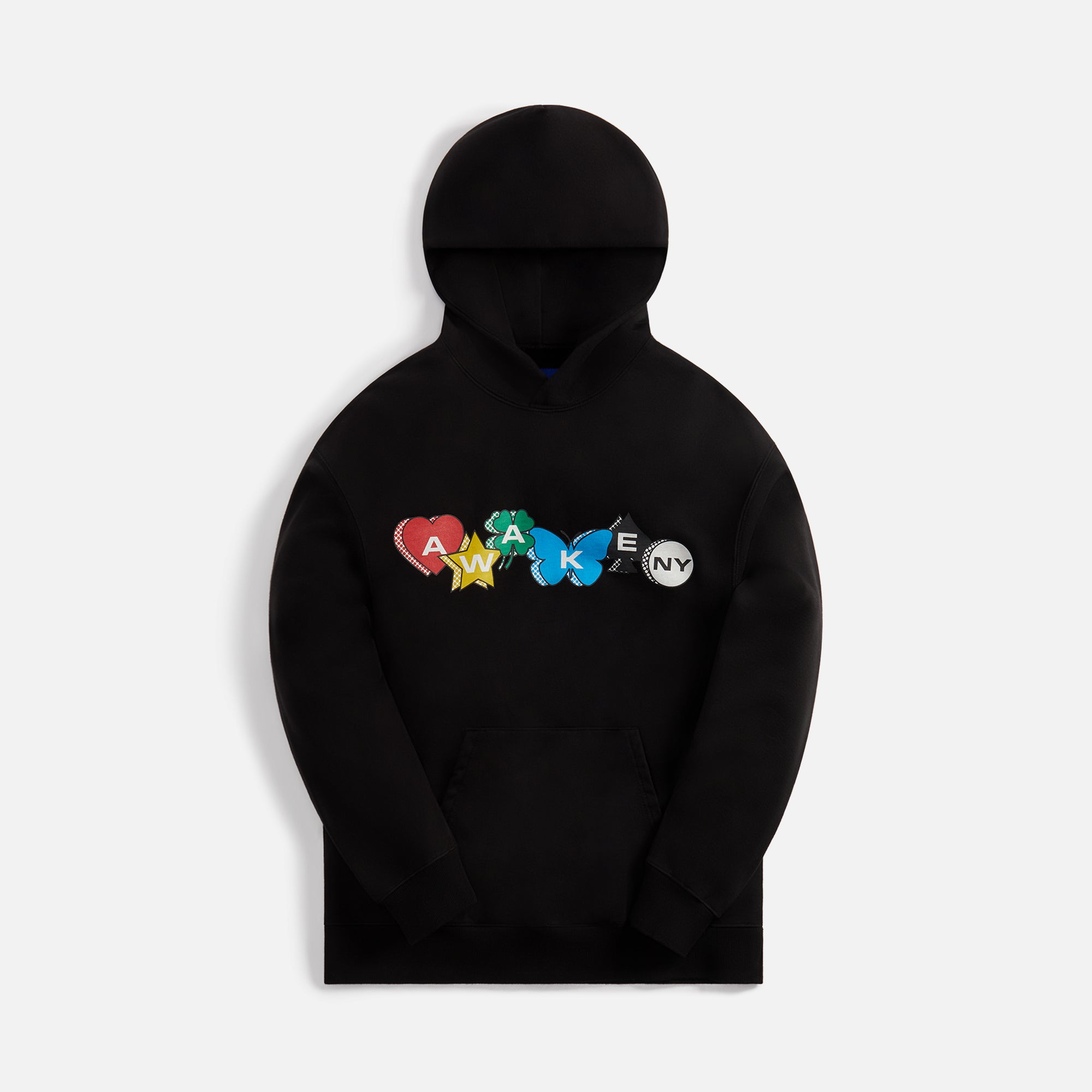 Awake NY Printed Charm Logo Hoodie - Black