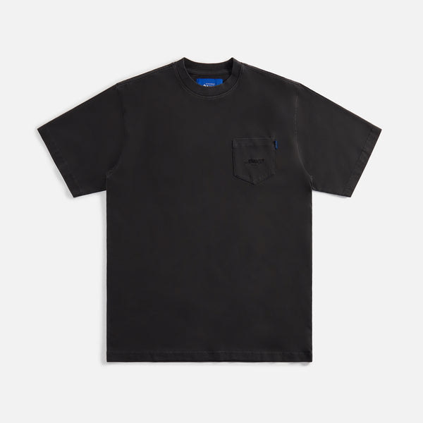 Awake NY Classic Embroidered Logo Pocket Tee - Black