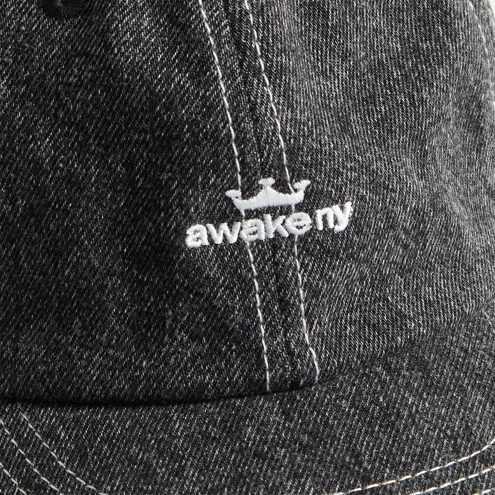 Awake NY Crown Logo Denim Cap - Black – Kith