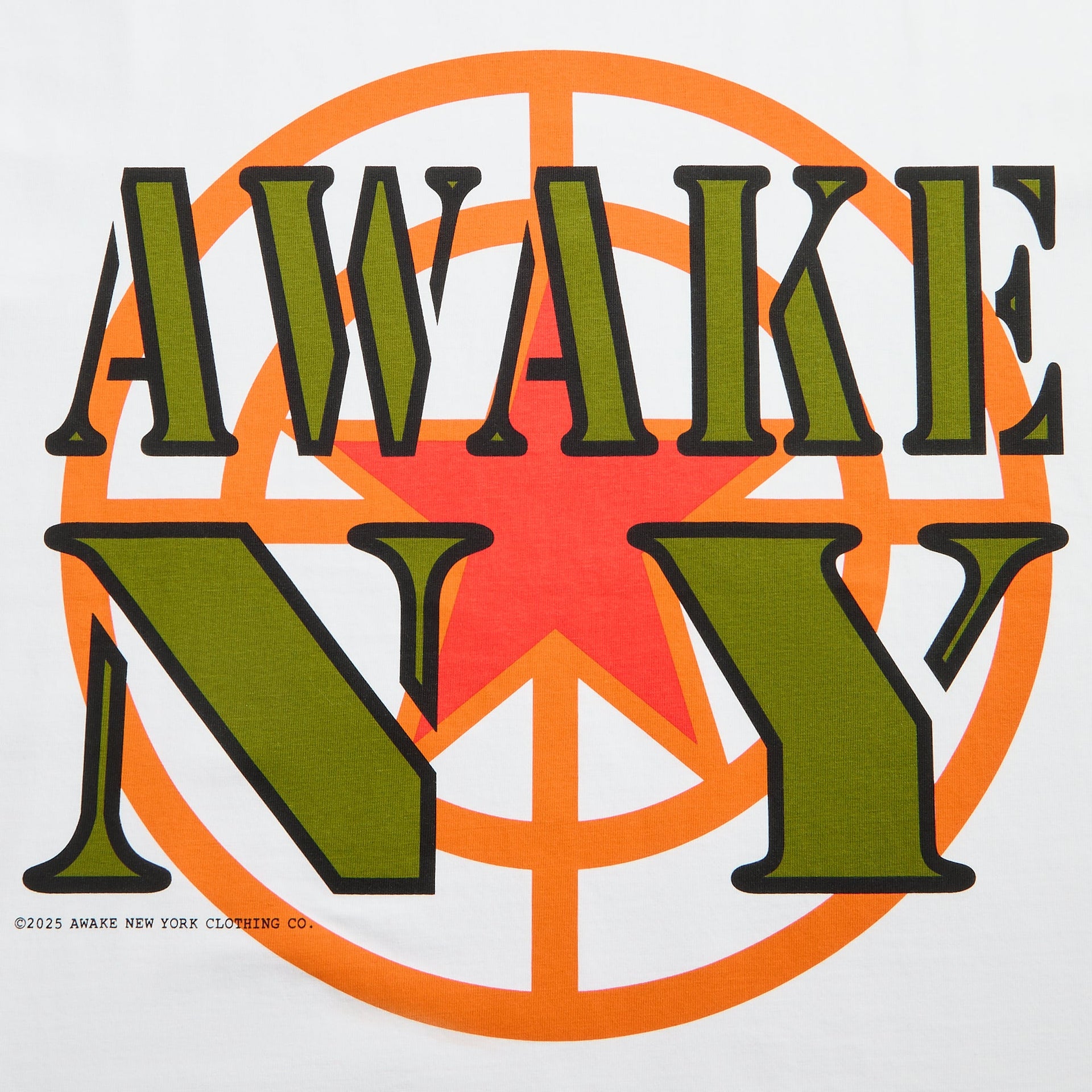 Awake NY Crosshair Tee in White