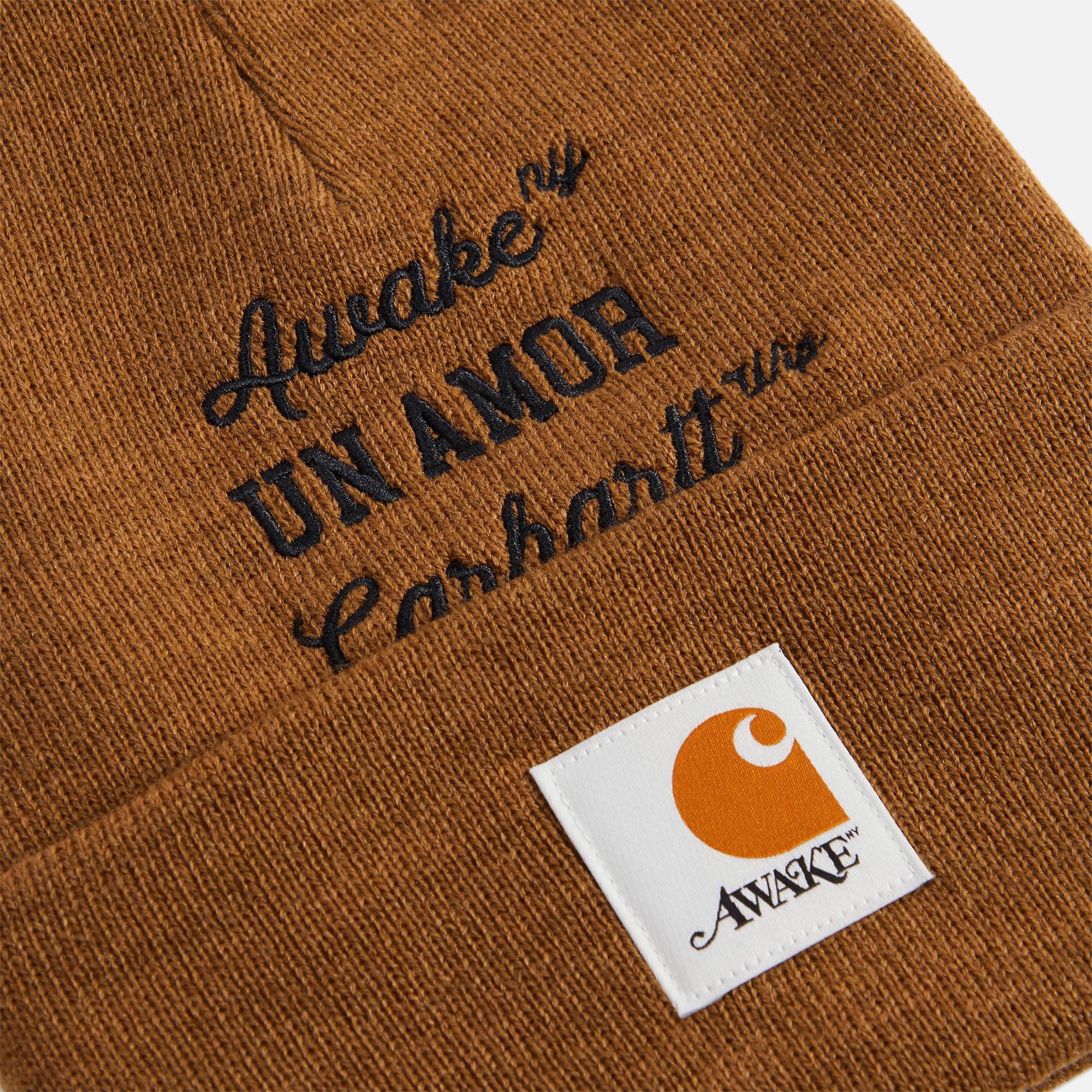 帽子 Awake NY Un Amor Beanie Awake NY Un Amor Beanie - Hamilton Brown – Kith