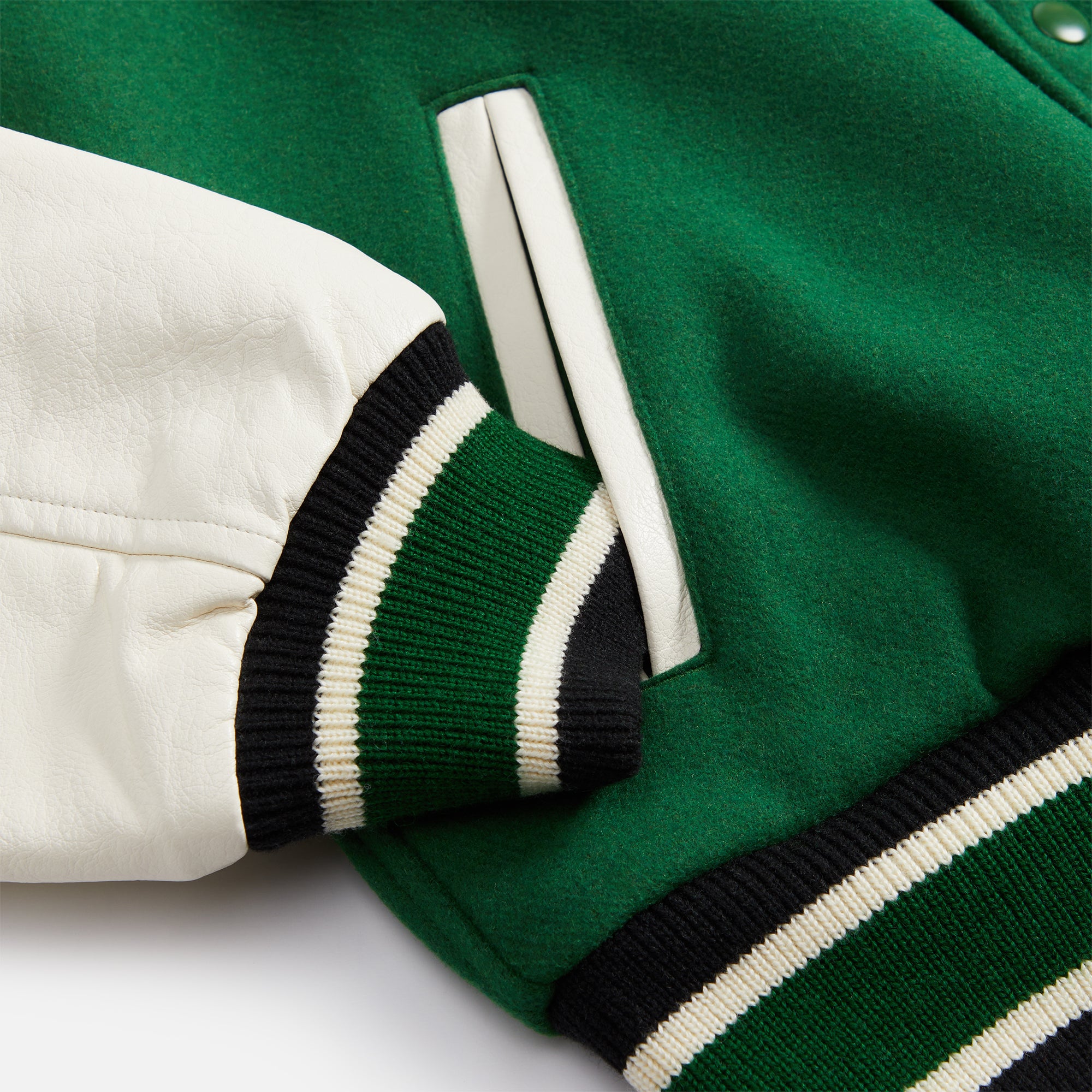 Awake NY x Carhartt WIP Teddy Jacket - Dark Green / Ivory – Kith