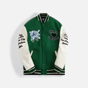 Awake NY x Carhartt WIP Teddy Jacket - Dark Green / Ivory