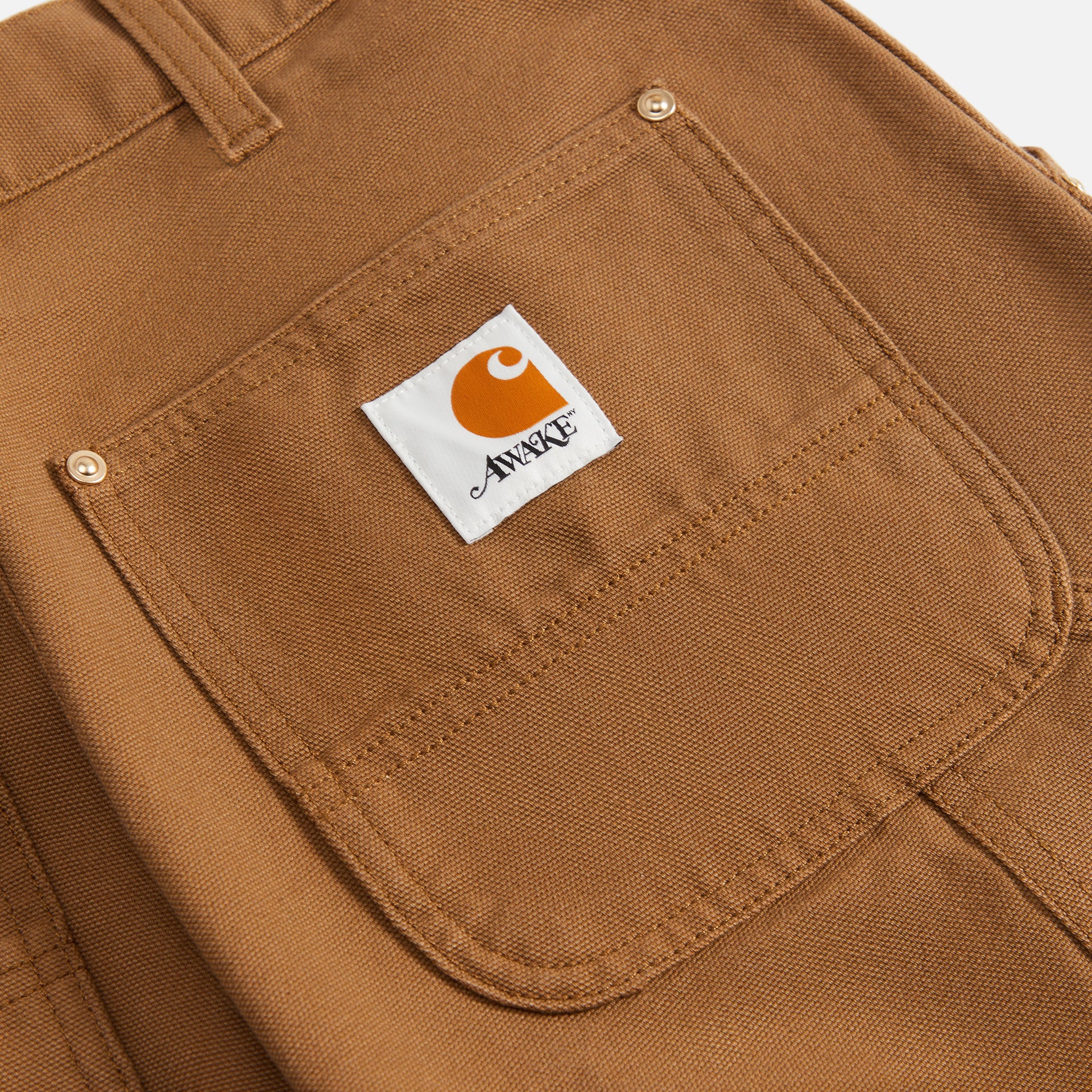 Awake NY x Carhartt WIP Double Knee Pant - Hamilton Brown