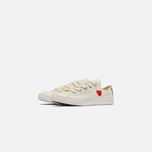 Comme Des Garçons Play x Converse Kids Chuck 70 Low Top - Beige