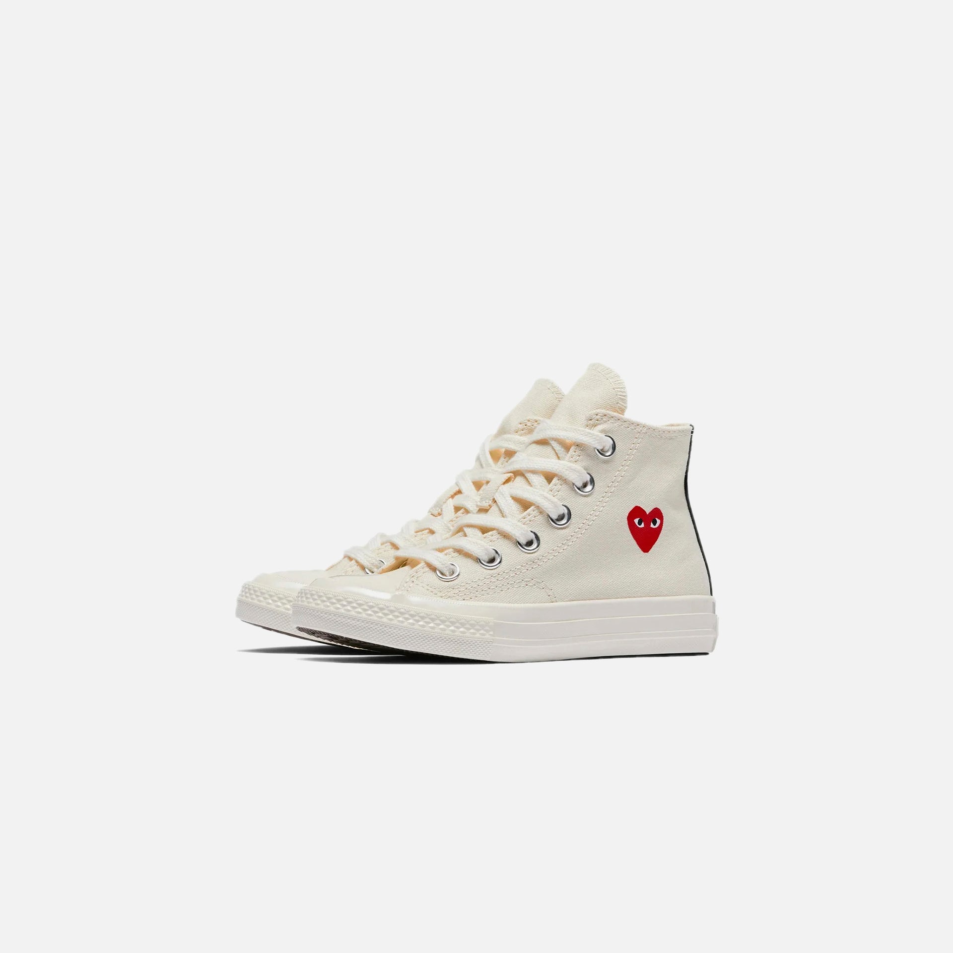 Comme Des Garçons Play x Converse Kids Chuck 70 High Top - Beige