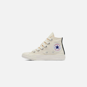 Comme Des Garçons Play x Converse Kids Chuck 70 High Top - Beige