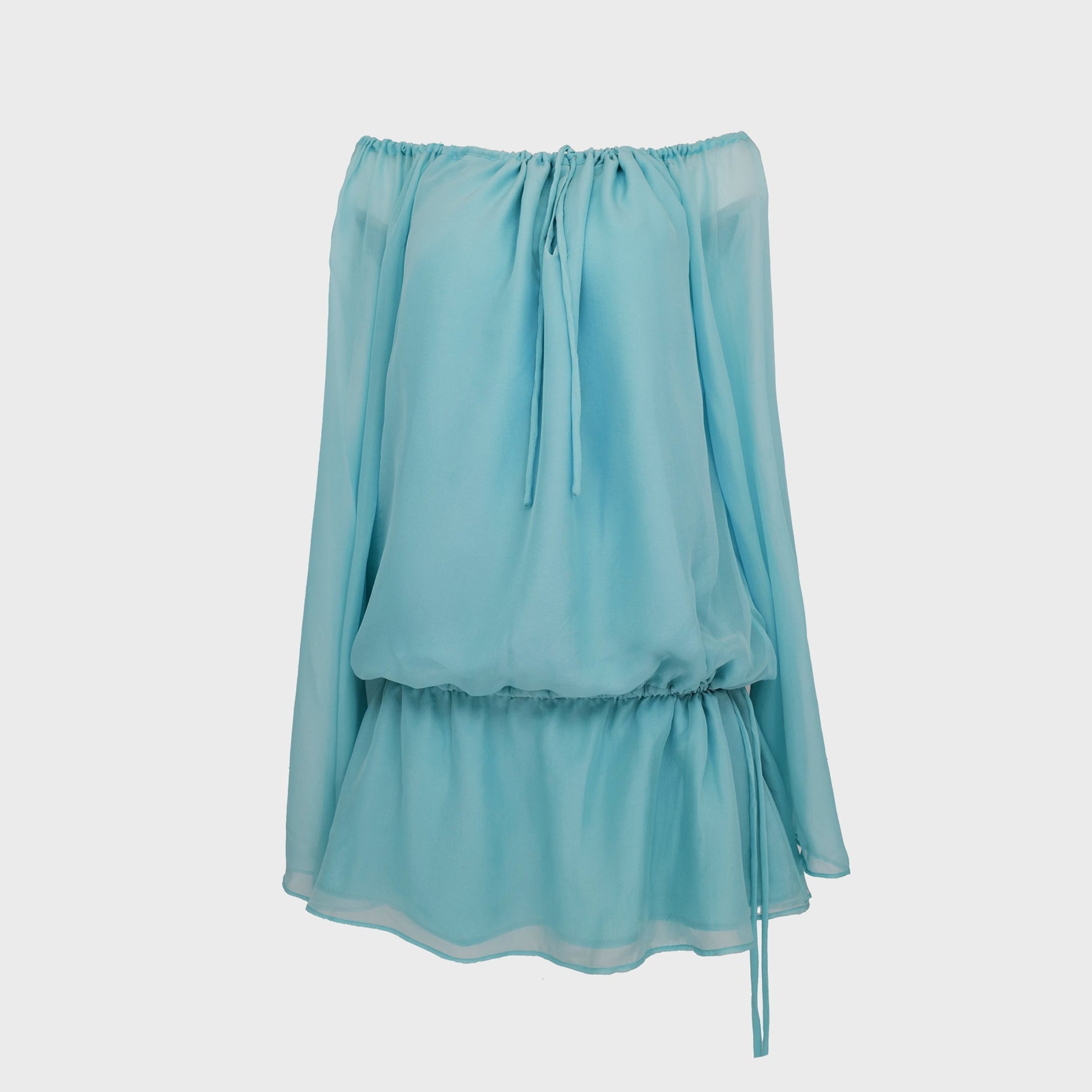 Azeeza Elina Mini Dress - Aquamarine